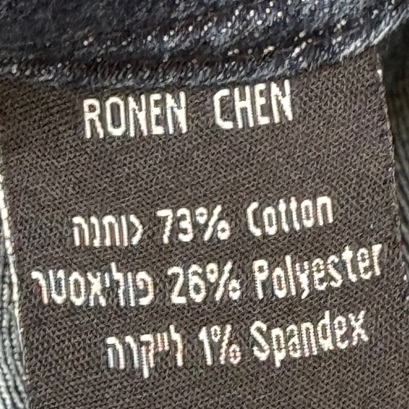 Ronen Chen Denim | Mid Rise VTG Indigo Soft Stretch Skinny Jeans - Picture 13 of 14